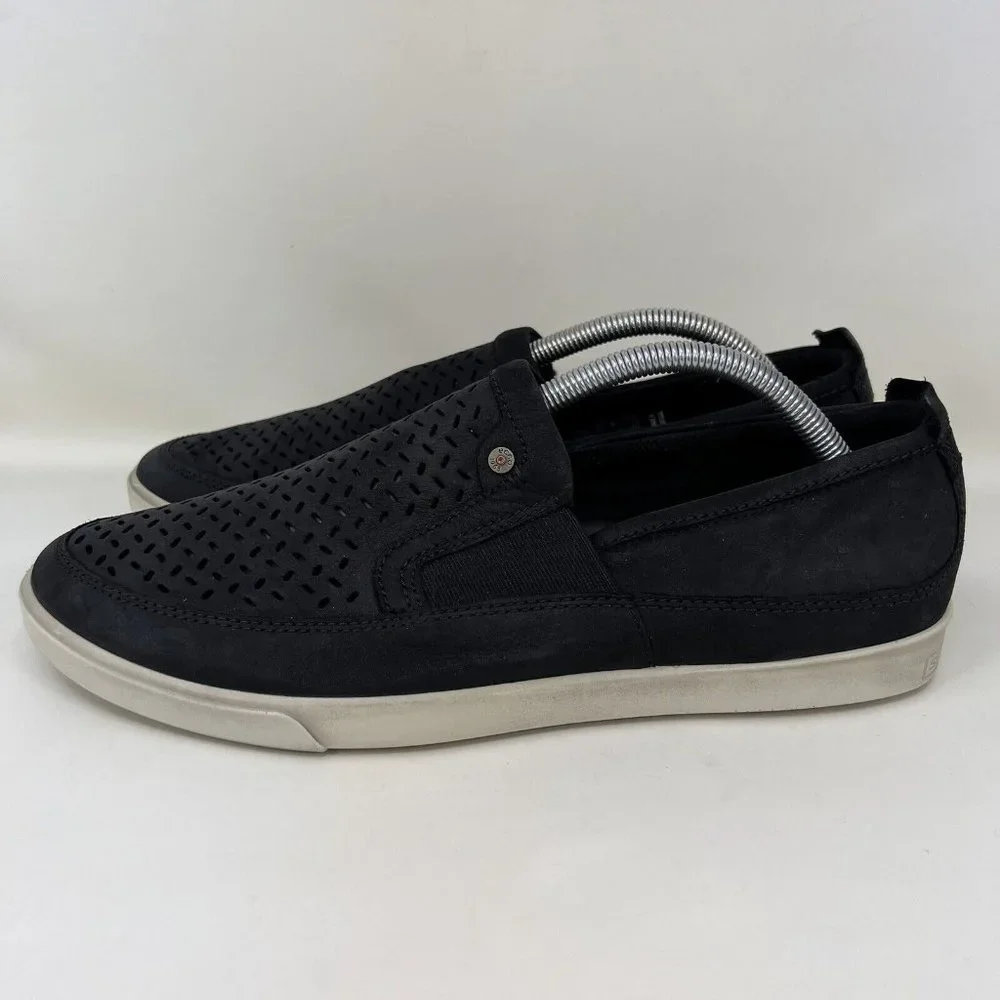 Ecco Collin 2.0 Slip On Perforated Leather Shoe Men’s Size 9 / EUR Size 43 - Picture 2 of 9